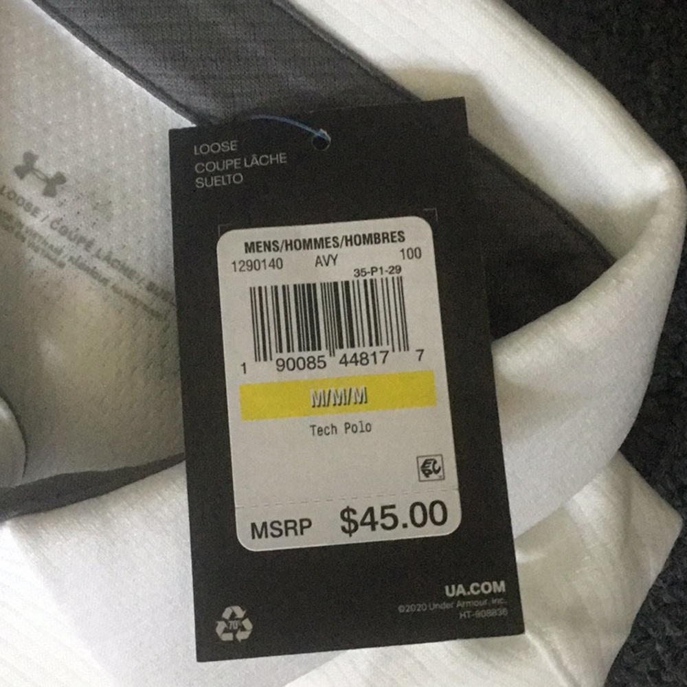 UNDER ARMOUR GOLF SHIRT. - Picture 3 of 4